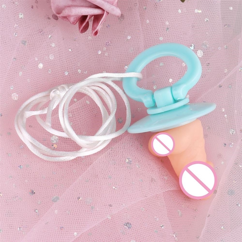 Adult Toys Baby Pacifier Funny Tiny Penis Shaped Pacidier W