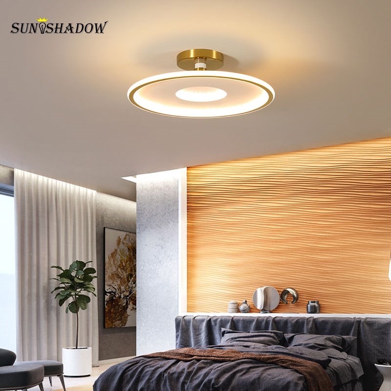 LED Chandelier light D45cm D55cm Round Minimalist Ceiling Ch