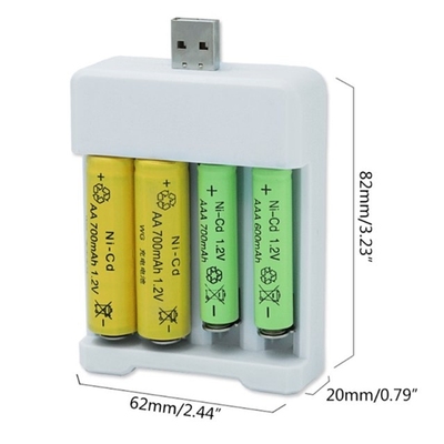 New Hot USB 4 Slots Circuit Protection AAA and AA Rechargeab