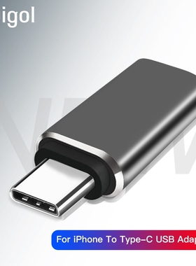 ihuigol Type C Adapter USB C OTG To lighting Cable Data Syn