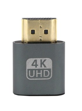 4K HDMI Virtual Displayeat Dummy Plug Display Emulator Conne