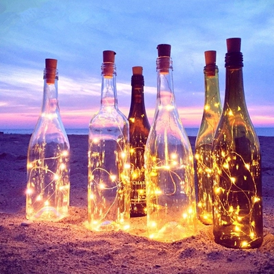 Wine Bottle Light 1M 2M Cork Shape Battery Copper Wire led