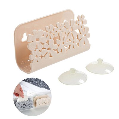 Storage Drying Drain Rack Suction Cup Holder For Kitchen Sin