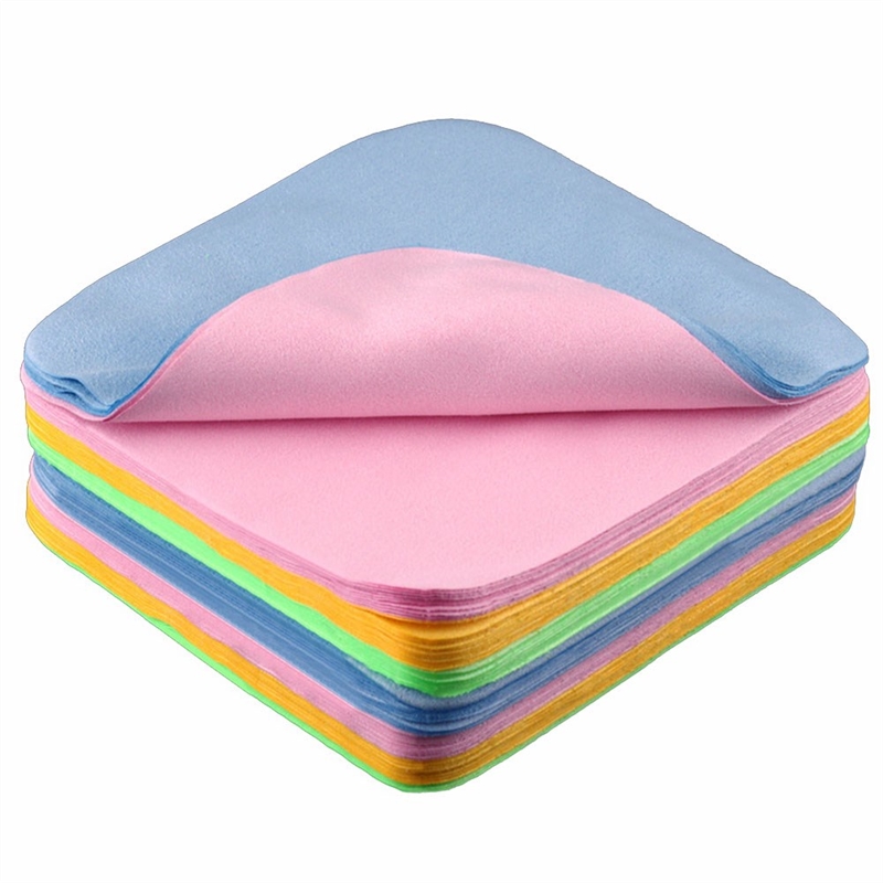 Square Micro Fiber Glasses Eyeglass Cleaning Cloth Spectacl
