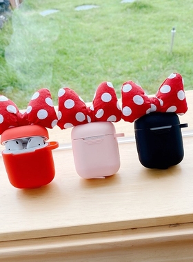 3D Plush Wave point Bow cute cartoon soft Silicone Case For