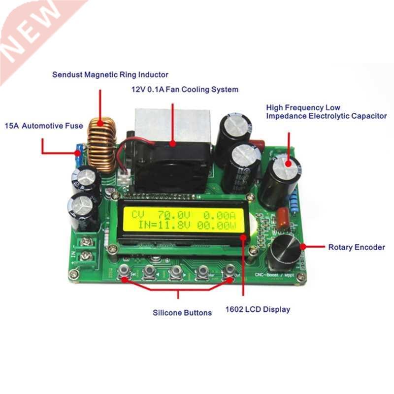 DPX800S DC-DC NC CV CC Booster Module Boost 12V~120V 0-15A A