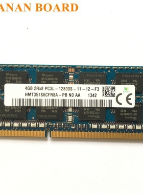 SK hynix chipset 4GB 1RX8 2Rx8 PC3/PC3L 12800S DDR3 1600Mhz