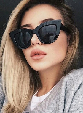 LONSY New Brand Design Cat Eye Sunglasses Women 2019 Vintag