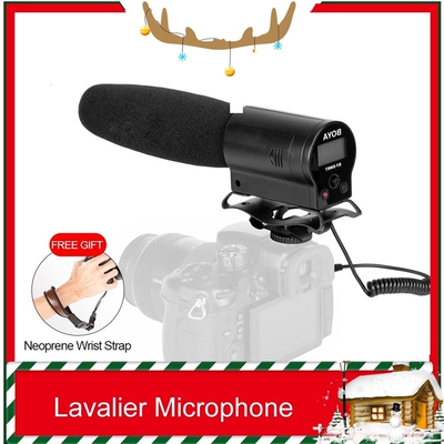 BOYA BY DMR7 Shotgun Condenser Microphone Integrated Flash