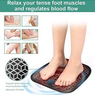 Pad-Feet Foot-Massage-Mat Blood-Circulation Electric-Ems Ten