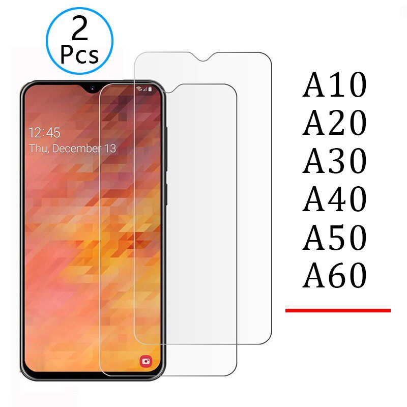 1pcs/2pcs tempered glass for samsung a10 a20 a30 a40 a50 a70