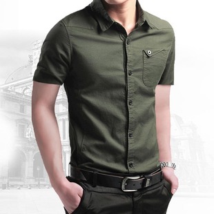 2021 New Summer 100% Cotton Shirts for Men New Breathable Mi