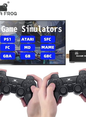 DATA FROG Game Console With 2.4G Wireless Controller HD Out