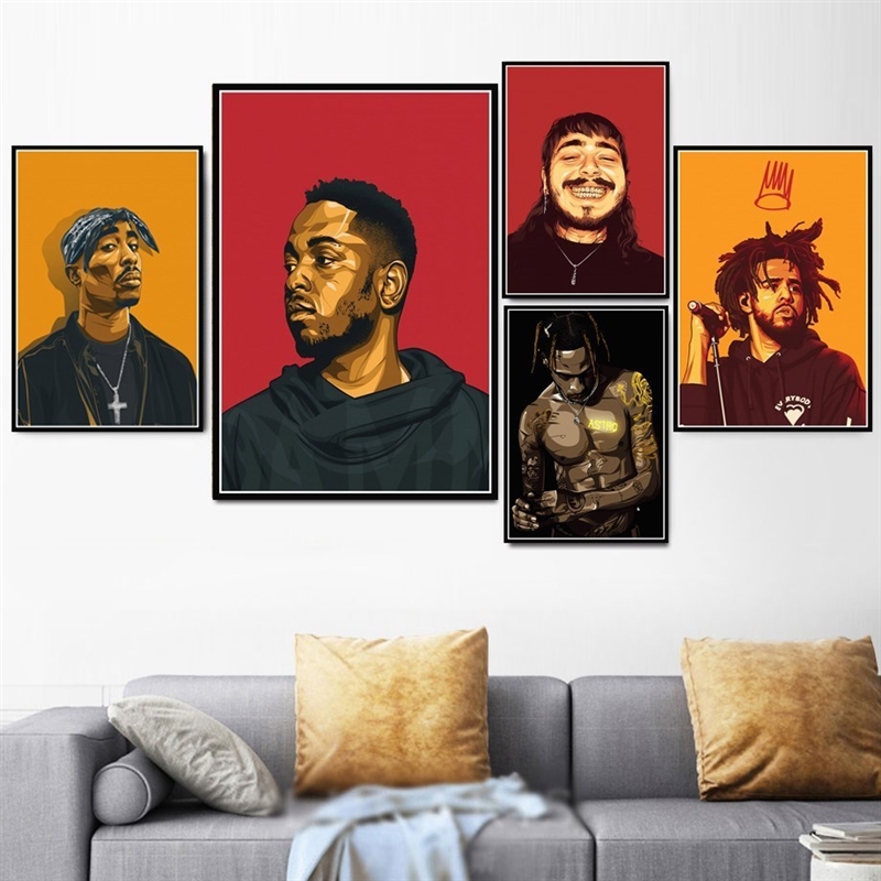 Kendrick Lamar 2Pac Tupac J Cole Travis Scoot Rapper Stars