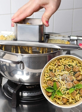 Pasta Machine Manual Noodle Spaetzle Maker Stainless Steel N