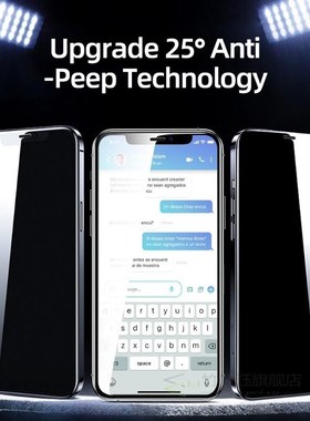 3D Full Private Screen Protector For iphone 12 11Pro Max X