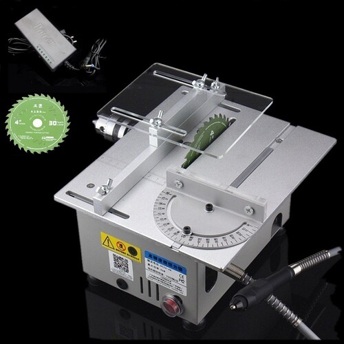 Woodworking Table Saw 110-240V Silver Standard Configuration