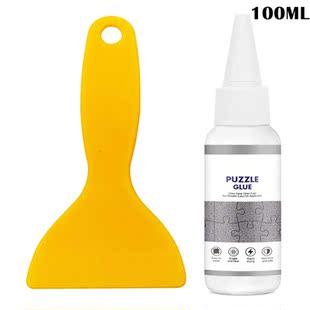 Puzzle Glue with Trowel Applicator Transparent Liquid Jigsaw