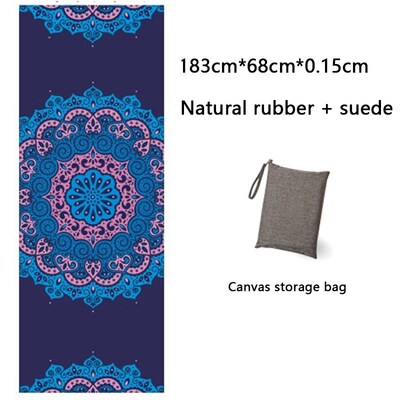Yoga Mat Printing ltra-thin Folding Non-slip Cloth Towel Swe