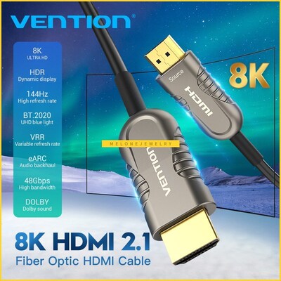 HDMI 2.1 Cable Fiber Optic HDMI Cable 8K 48Gbps High Speed H