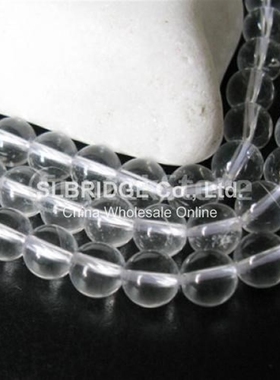 6mm Rock Crystal Quartz Loose Beads Strand 16 Inch