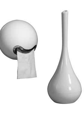 European swan toilet brush bathroom personality creative mod