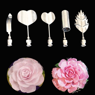 index limit 5PC/SET Flower 3D Jelly Art Needle Tools Jelly C