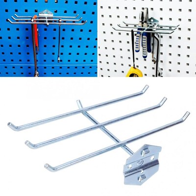 Wall Mounted Hardware Tool Storage rack Pegboard Hook Garag