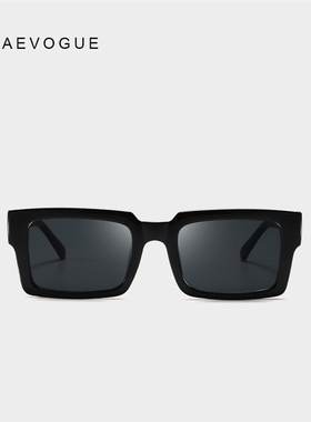 AEVOGUE Sunglasses Women Rectangle Frame Transparent Brand