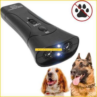 3 in 1 Dog Anti Barking Device ltrasonic Dog Repeller Stop B