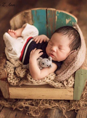 Jane Z Ann Newborn handmade England style sweater pants ski