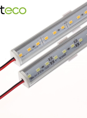 10PCS DC12V 50cm Wall corner LED Bar Light 5730 L Shape Alum