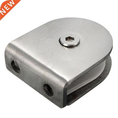 4X Glass Clamp Bracket Holder for Window Balustrade Handrail