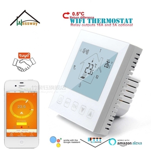 Double sensor electric temperature controller WIFI thermosta