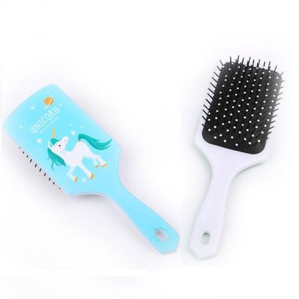 Hair-Brush Comb-Shower Unicorn Detangle Anti-Static Cute Mas