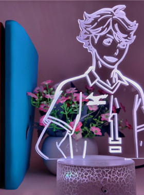 Haikyuu ToR OIKAWA Led Night Lights 3D Anime Lamp Haikyuu Le