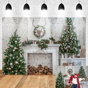 Christmas Backdrop Christmas Interior Photoshoot Backdrop N