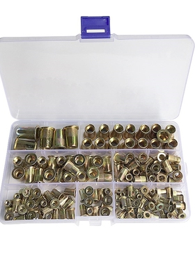 150pcs/box Nutsert Cap Rivet Nut Assortment M3 M4 M5 M6 M8 M