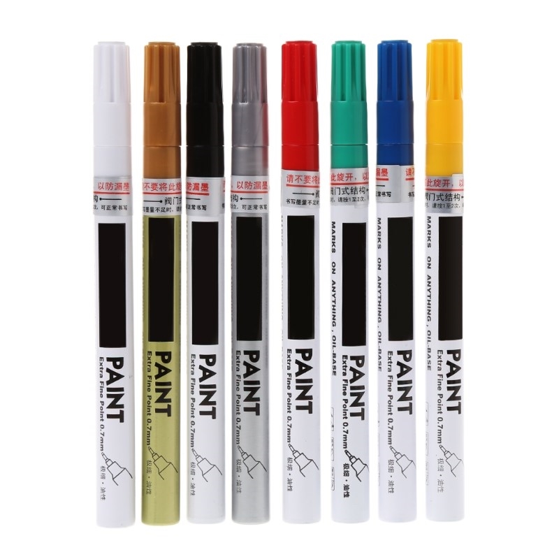 0.7mm Extra Fine Point Permanent Paint Metallic Marker Pen