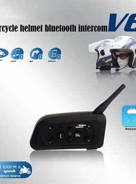 VnetPhone 1set V6 Intercom Helmet Bluetooth Headset Motorcyc