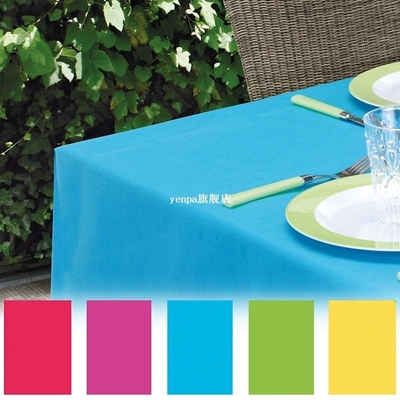 Multi-color Solid Tablecloth Dinner Table Cover Mat Plastic