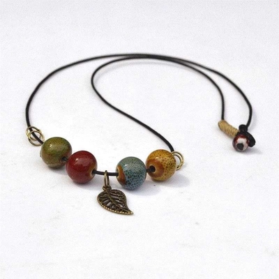 Clavicle chain national wind Sen female simple necklace