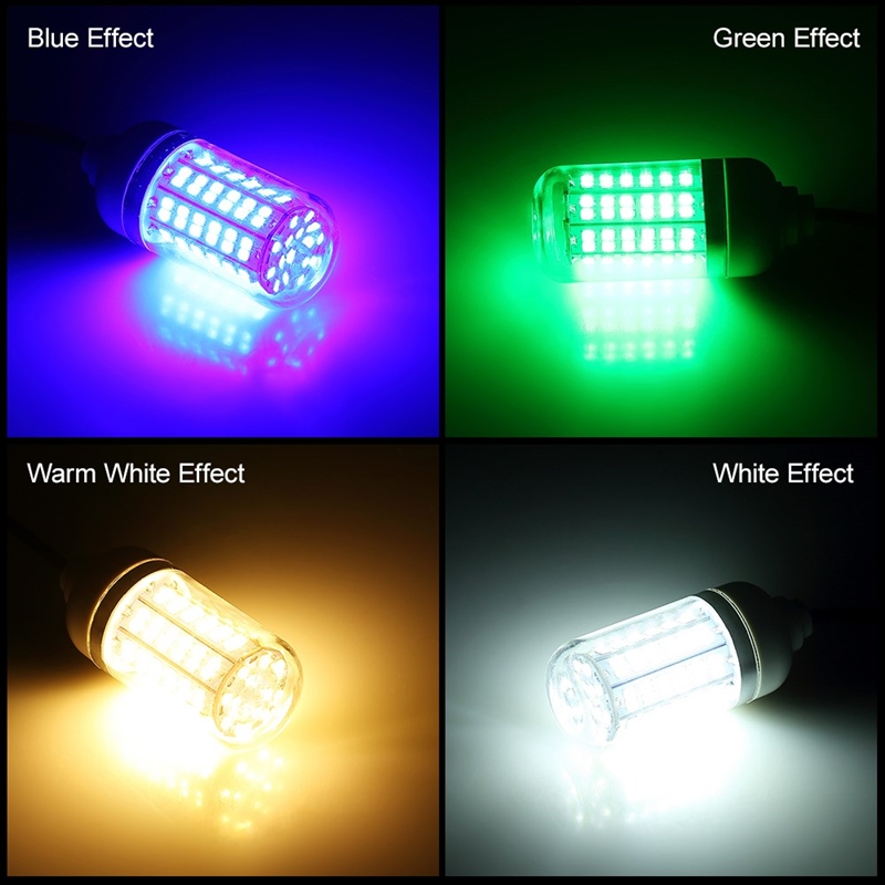 12V 15W Underwater Fishing Attract Light LED Lamp Fish Findi