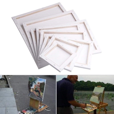 Painting Canvas Blank Cotton Canvas Panels Square Mounted Ar