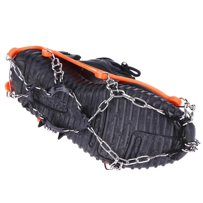 1 Pair 11 Teeth Steel Ice Gripper Spike for Shoes Anti Slip