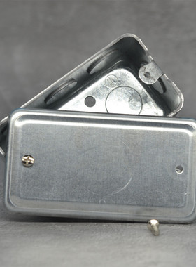 ul美标认证镀锌板底盒3660接线盒2*4四通分线盒家用开关插座铁盒