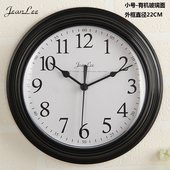 静音挂钟卧室厨房书房现代简约欧式 挂表客厅圆形钟表电池壁钟时钟