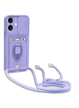 挂绳手机壳8xs适用iphone16pro苹果17air个性15max指环14plus支架13插卡12防摔11八达通7xr紫色6保护套se2020