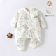 婴儿睡袋秋冬夹棉宝宝棉睡衣新生儿拉链式 宝宝分腿睡袋 防踢被长袖
