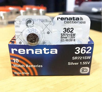 瑞士renata 362 SR721SW 721 手表零配件工具 电池 纽扣电池